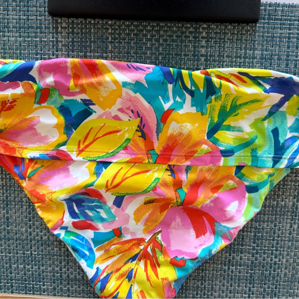 Colorful Floral Bikini Bottom - Picture 2 of 2